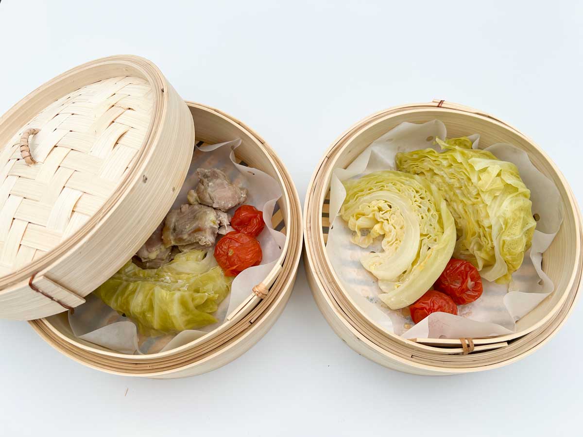 3COINSせいろ2段:19cm/KITINTO