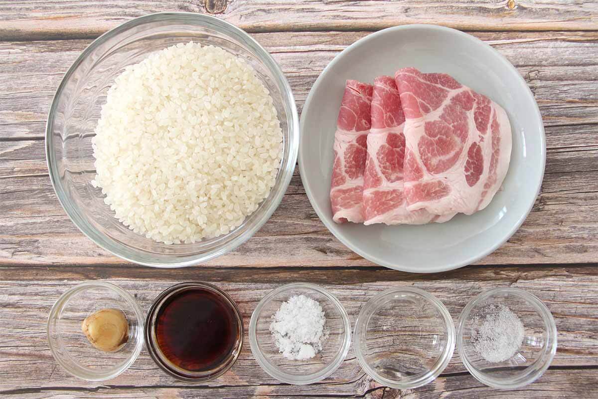 栗原はるみさん「豚しょうがの炊き込みご飯」