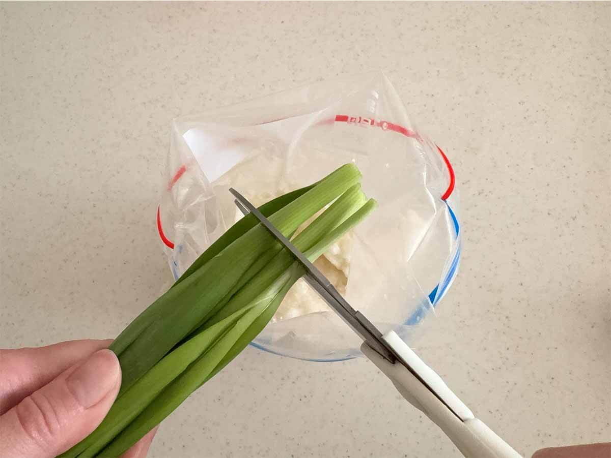 納豆と長芋のふわふわチヂミ