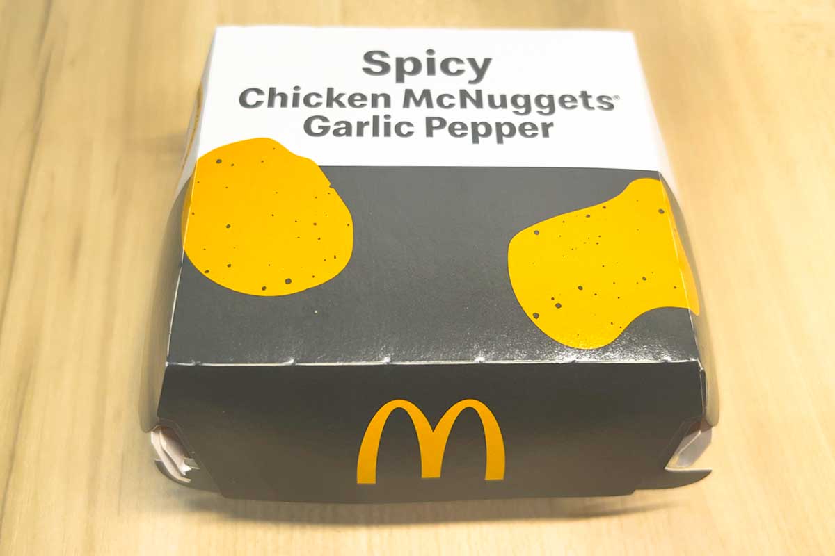 スパイシーチキンマックナゲット 黒胡椒ガーリック