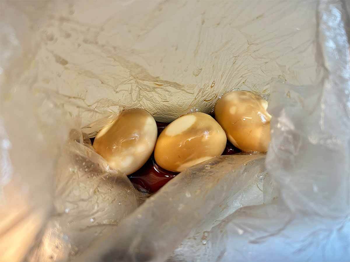 栗原はるみさん「酢じょうゆ卵」