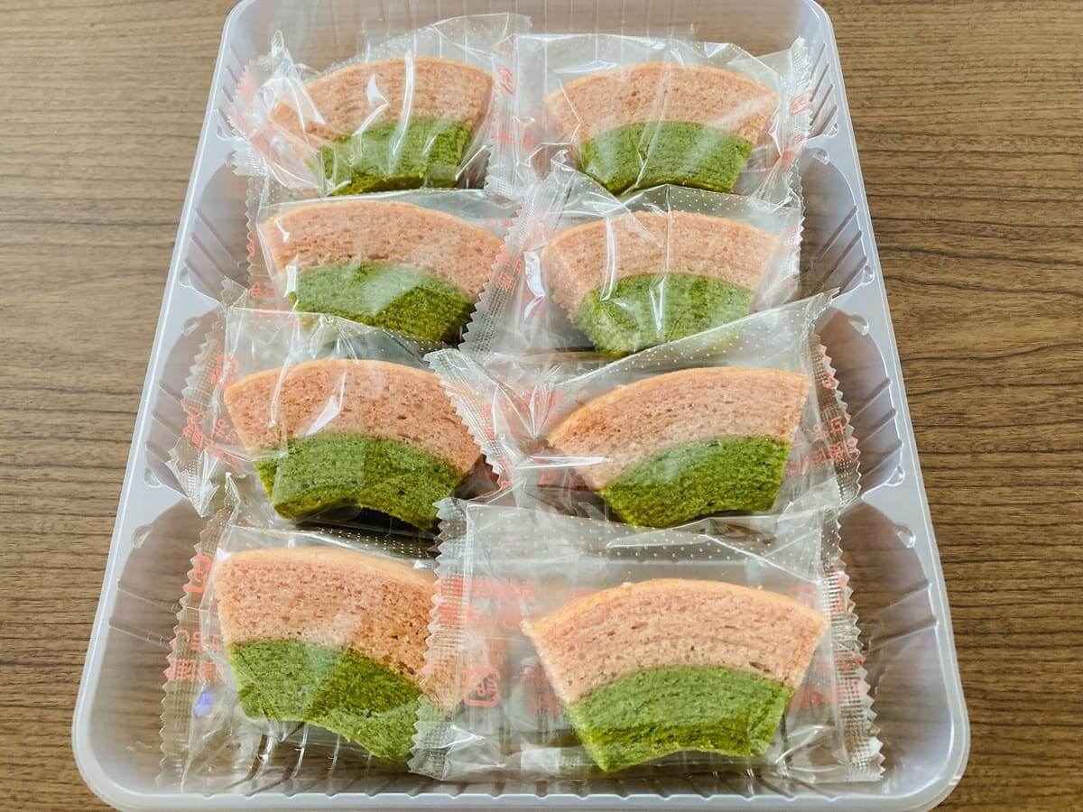 無印良品「桜と抹茶のカットバウム」