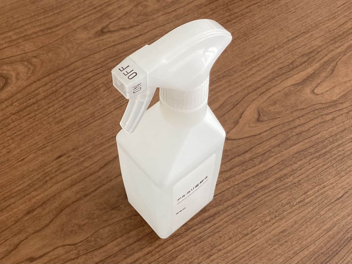 無印良品「水からできたクリーナー　アルカリ電解水」