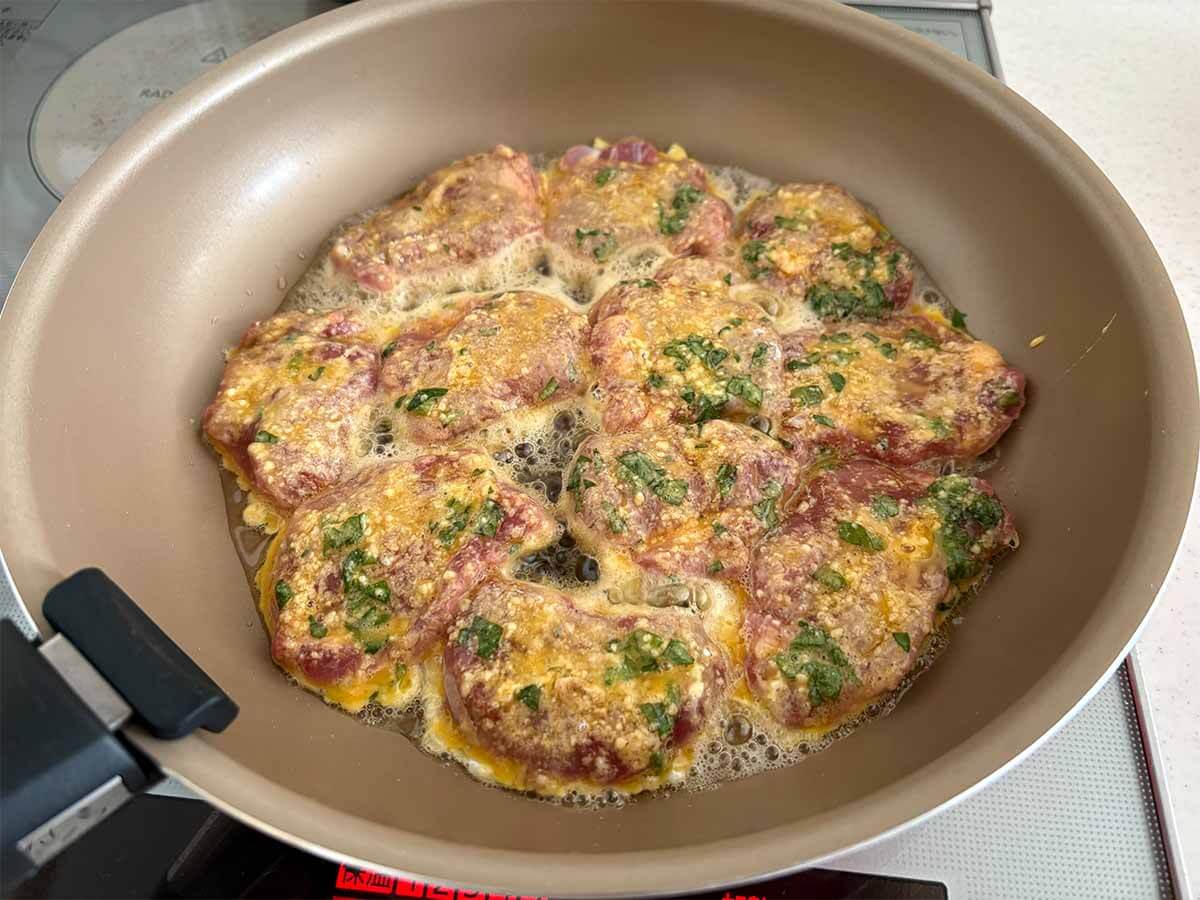 タサン志麻さん「青じそとチーズのピカタ」