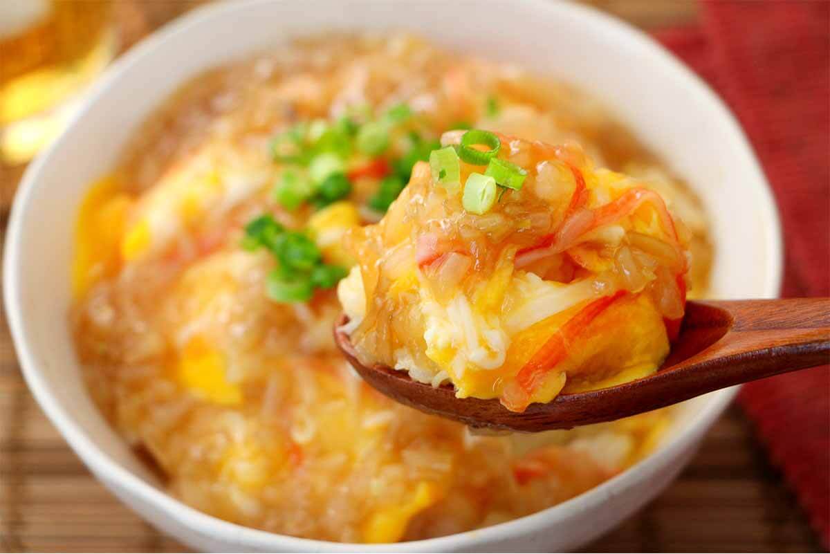 笠原将弘さん「もやしあんの和風天津丼」