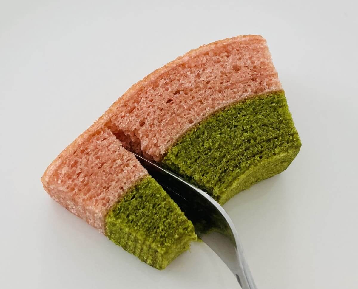 無印良品「桜と抹茶のカットバウム」