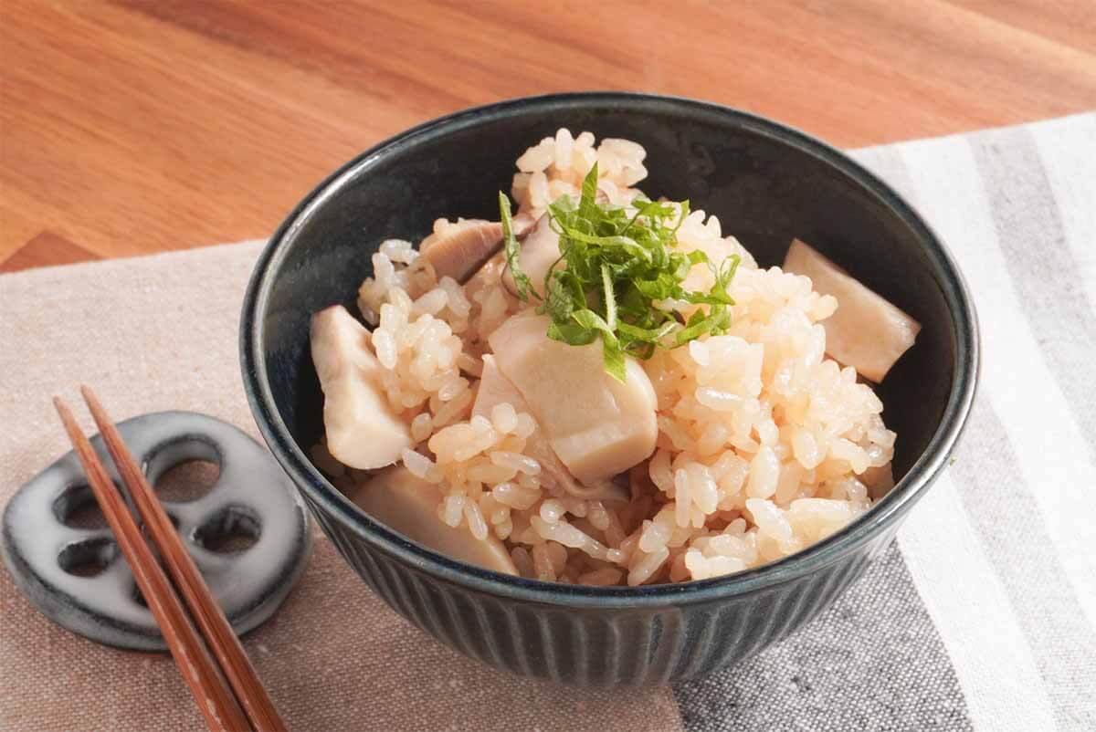 松茸の味お吸い物「簡単炊き込みご飯」
