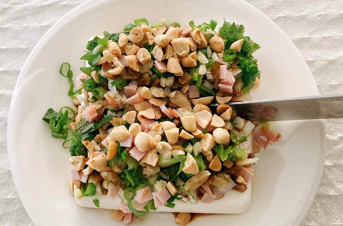 栗原はるみさん「ごちそう冷ややっこ」