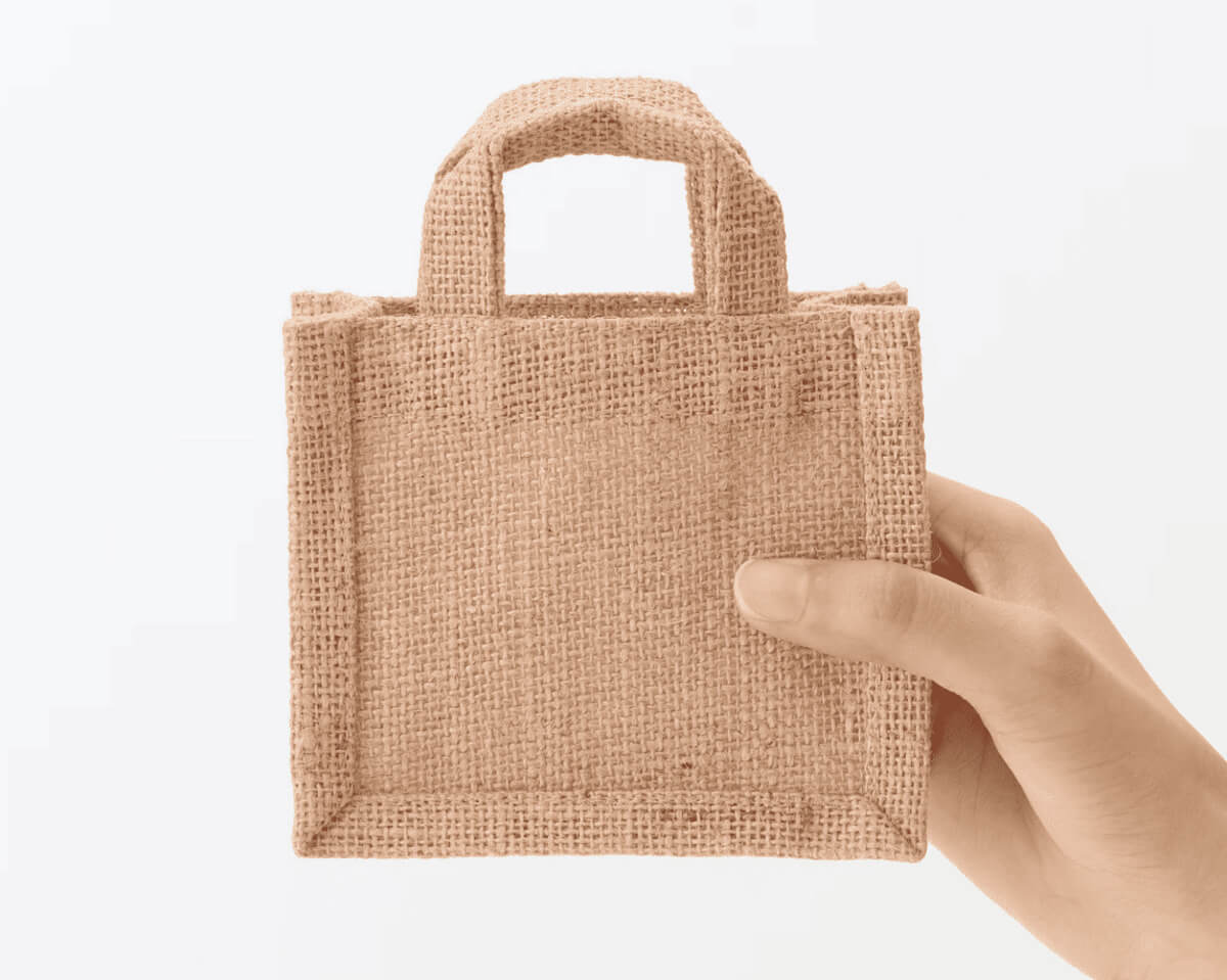 無印良品ミニ　ジュートバッグ