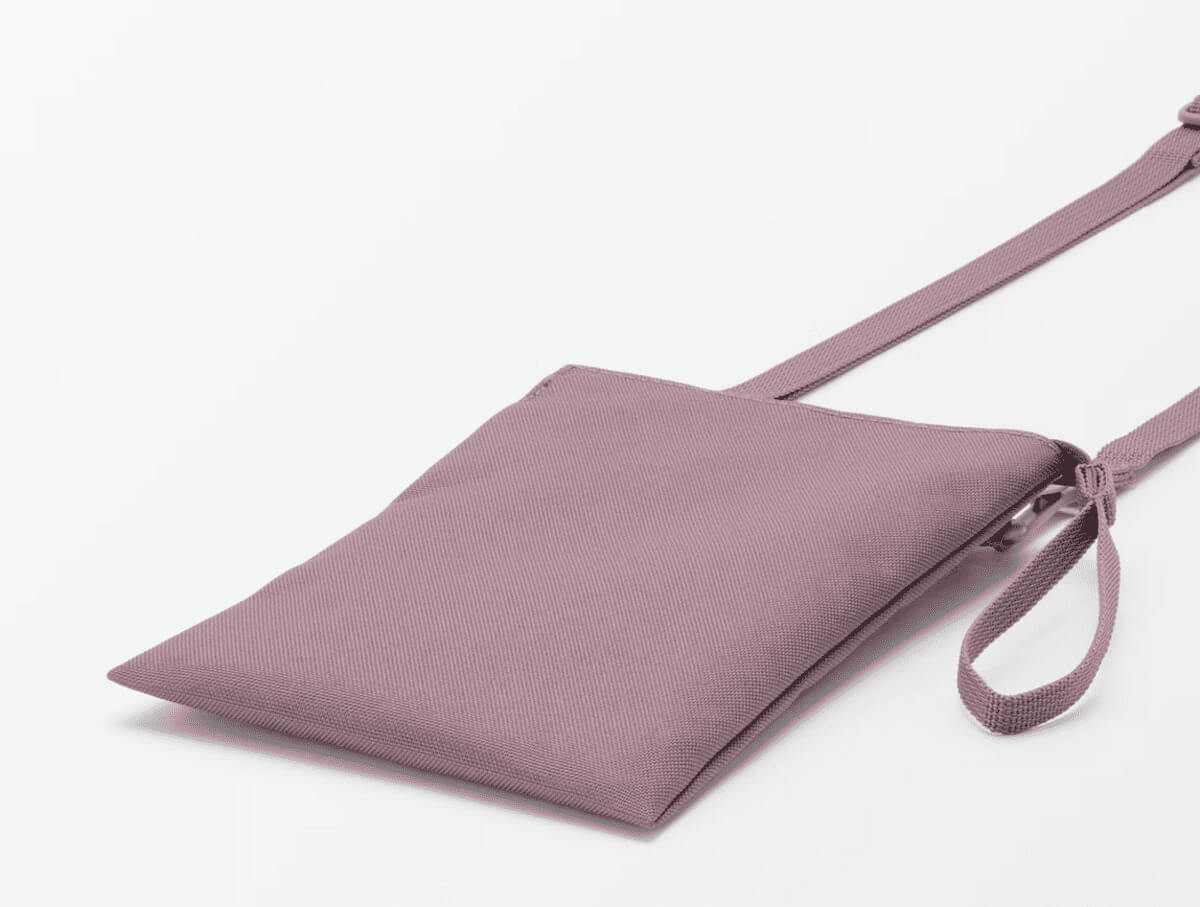 無印良品ポーチとしても使える　撥水ミニサコッシュ