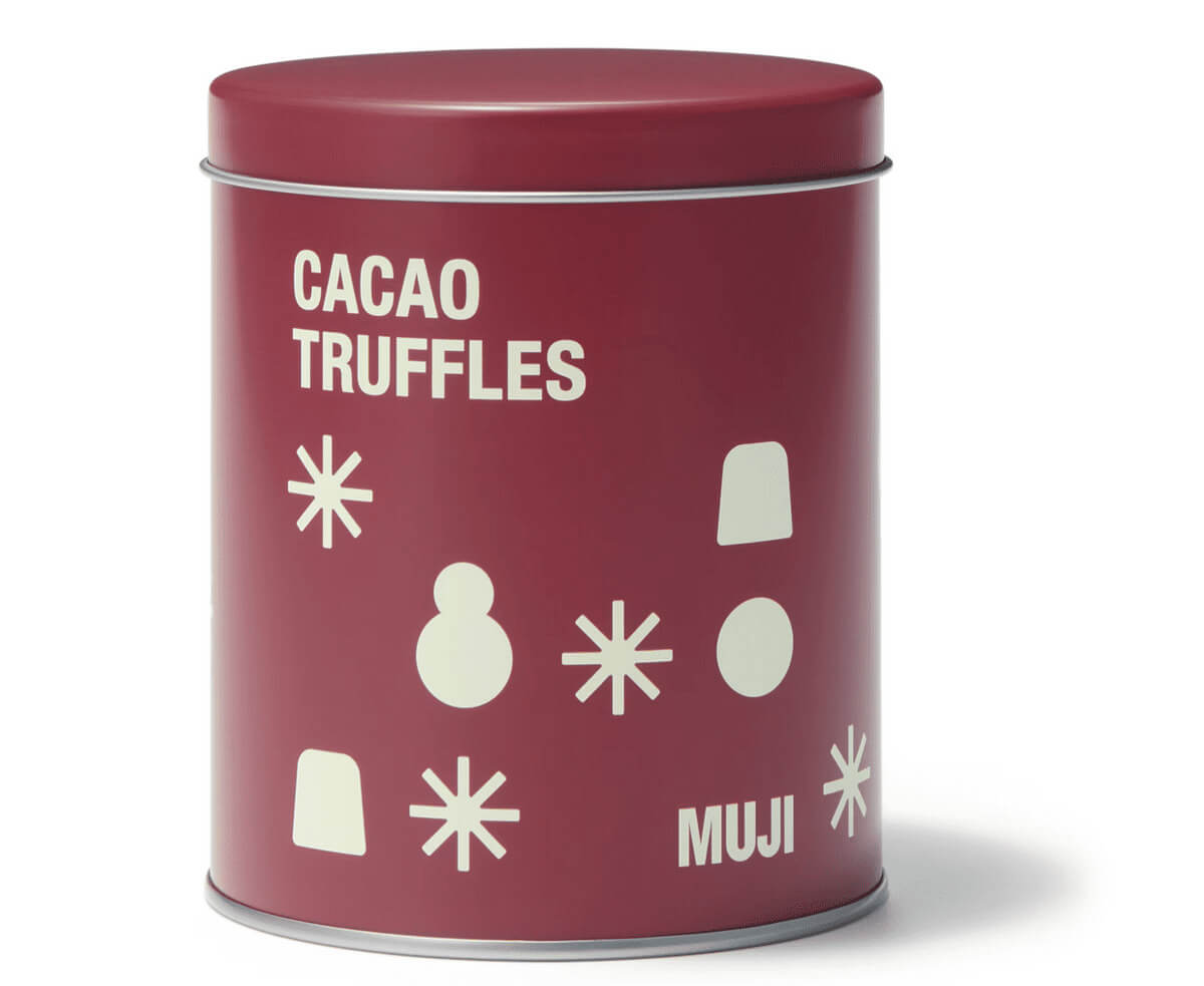 ギフト缶　カカオトリュフ　カカオニブ