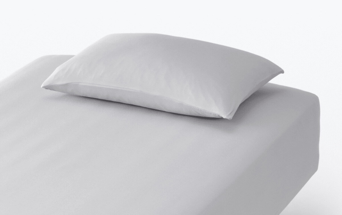 無印良品綿混　フィットする　まくらカバー