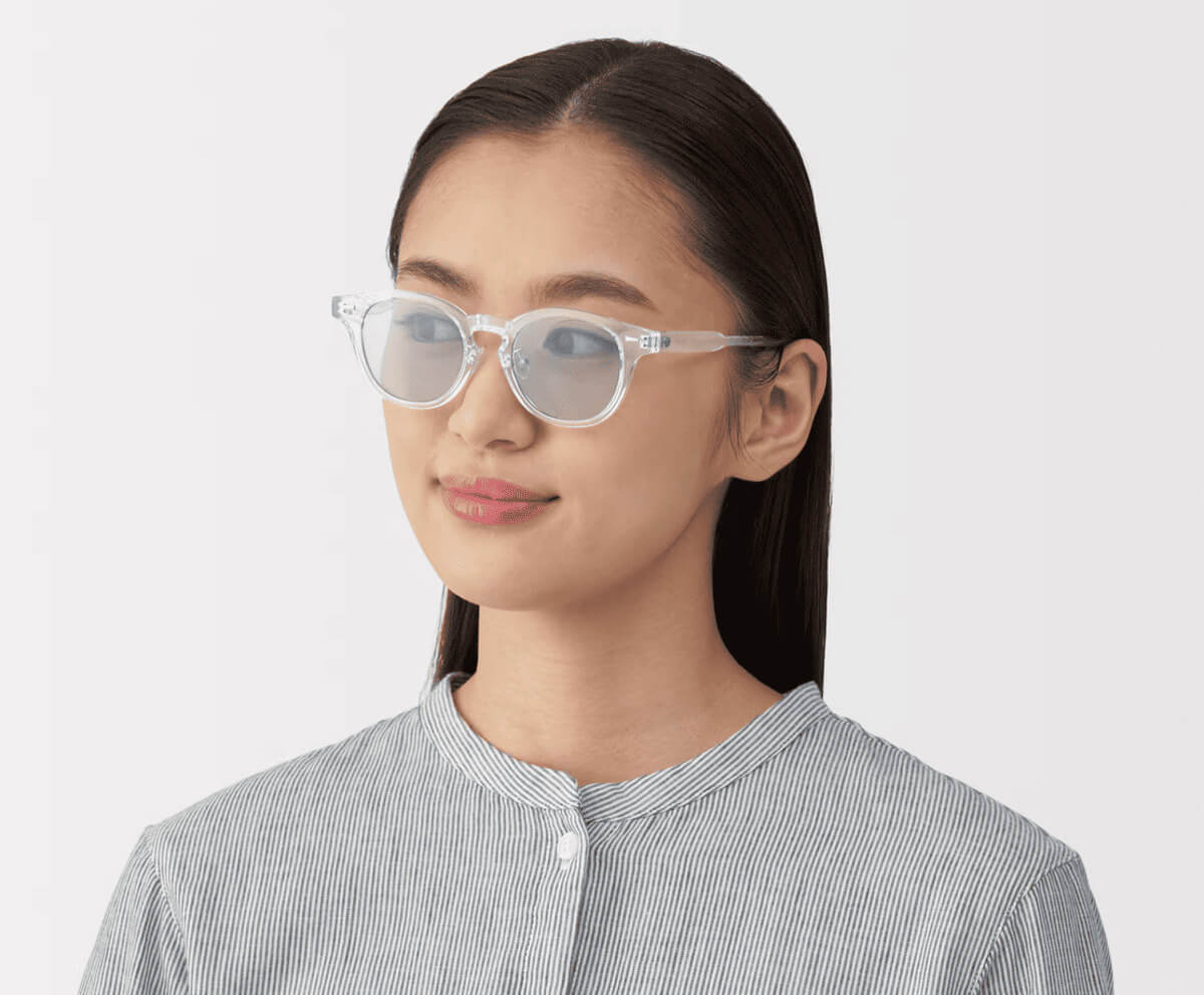 無印良品ＵＶ４００カット　ボストン型　サングラス