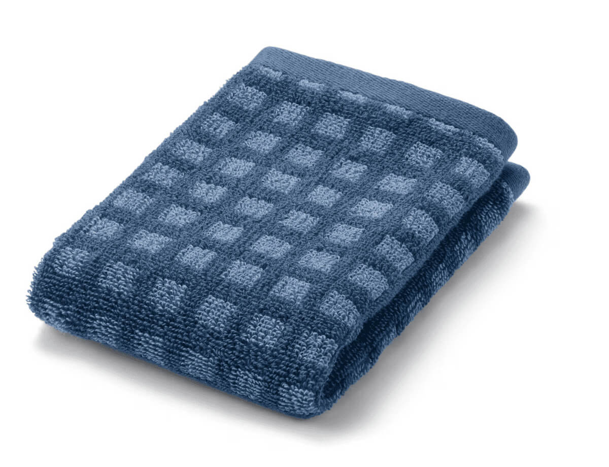 無印良品ふっくらパイルハンドタオルループ付き(柄)