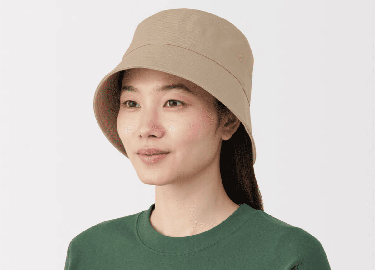 無印良品ＵＶカットコットンツイル　バケットハット