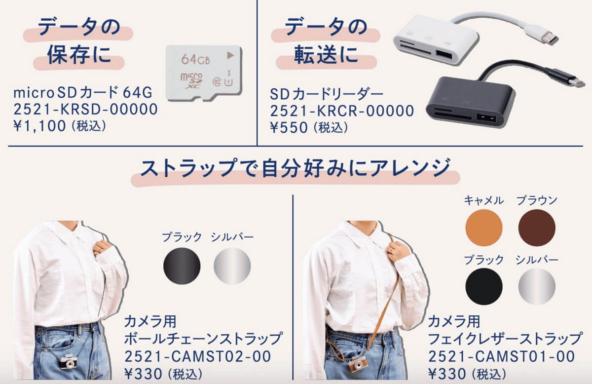 3COINSミニトイカメラ