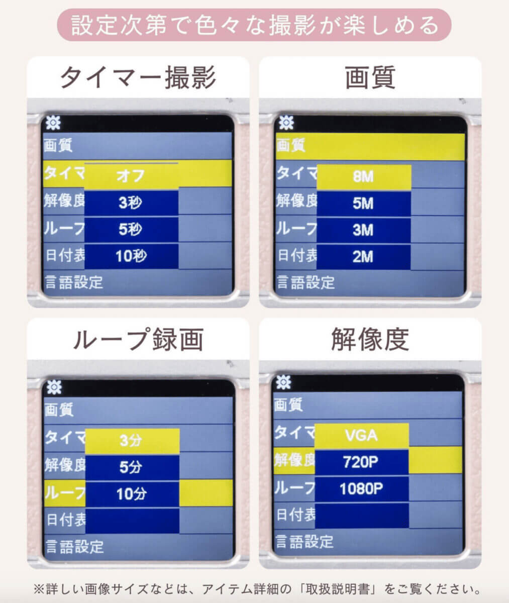 3COINSミニトイカメラ