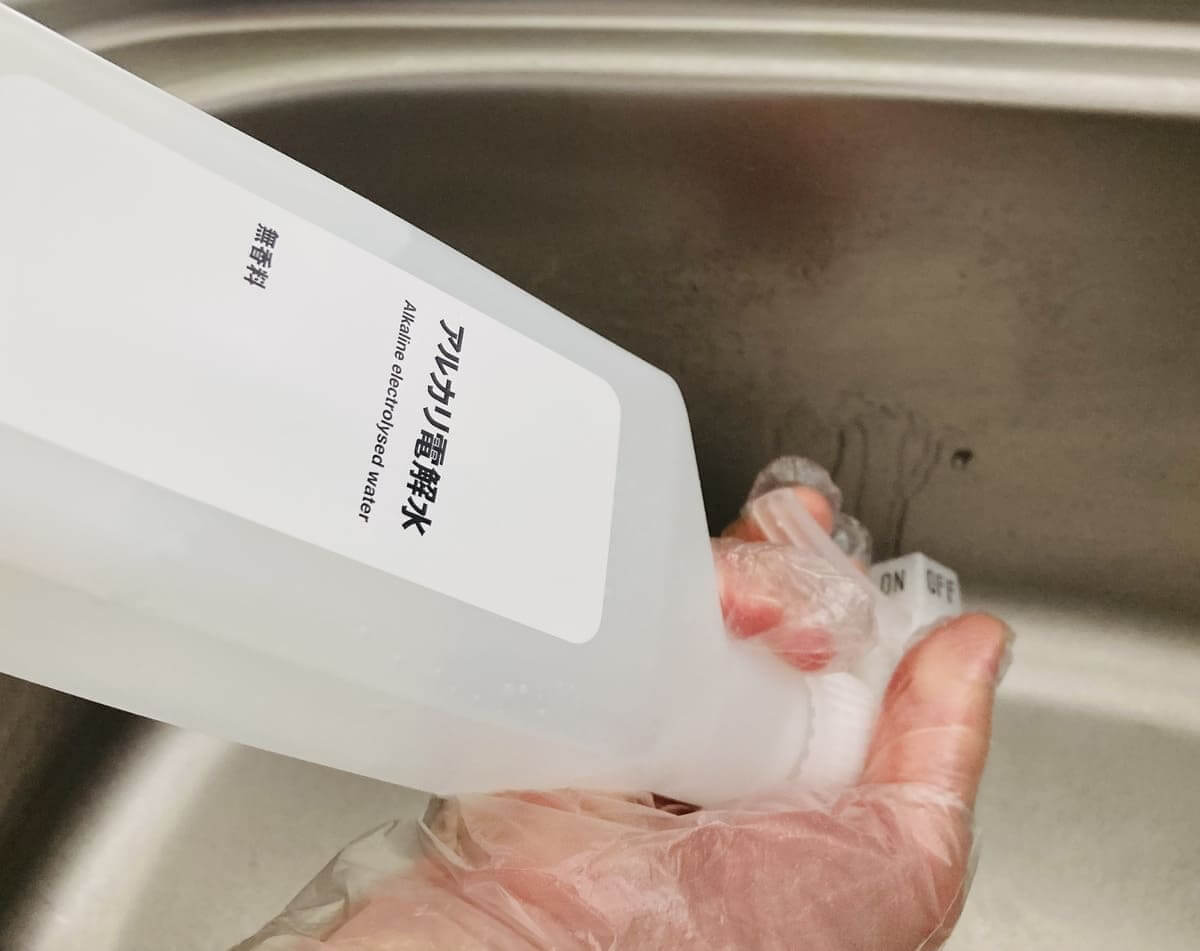 無印良品「水からできたクリーナー　アルカリ電解水」