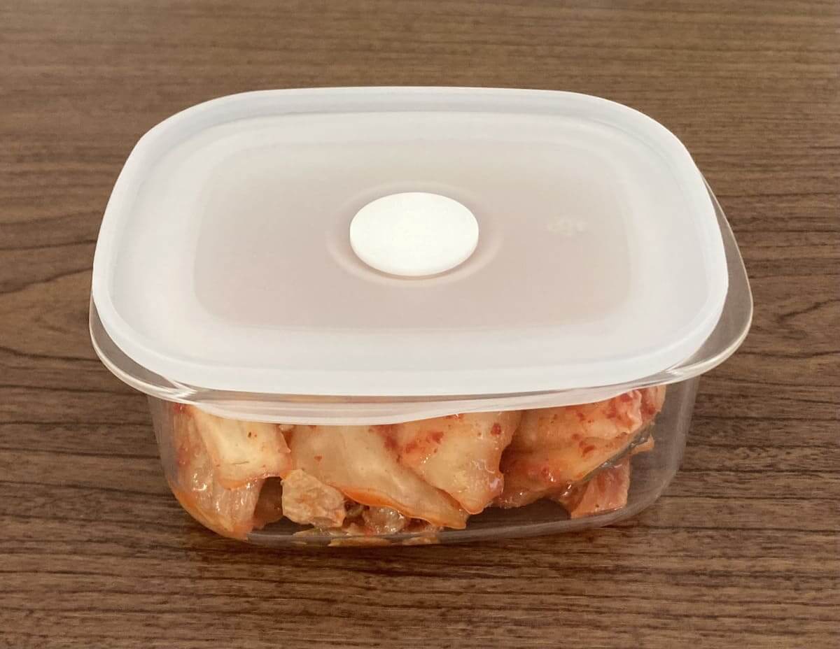 無印「バルブ付き密閉保存容器」