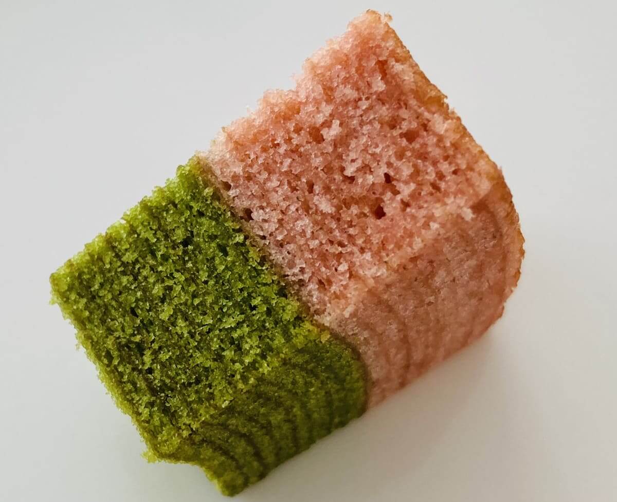 無印良品「桜と抹茶のカットバウム」