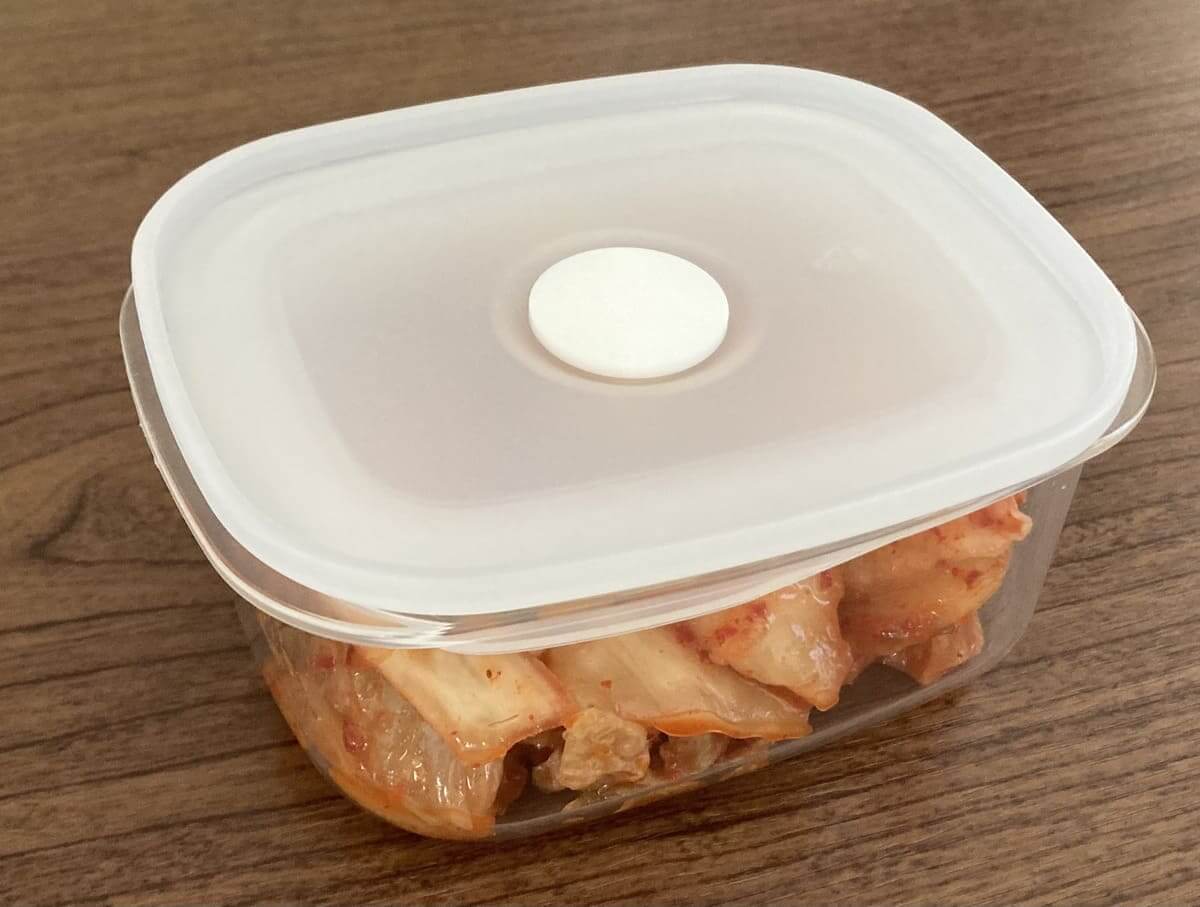 無印「バルブ付き密閉保存容器」