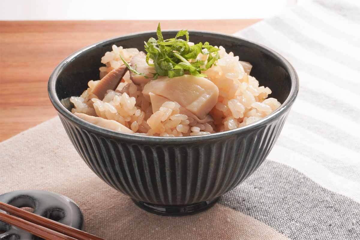 松茸の味お吸い物「簡単炊き込みご飯」