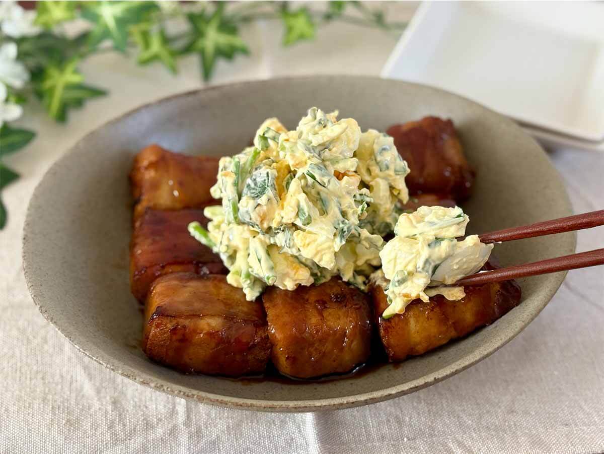 タサン志麻さん「厚揚げの照り焼き 薬味タルタル添え」