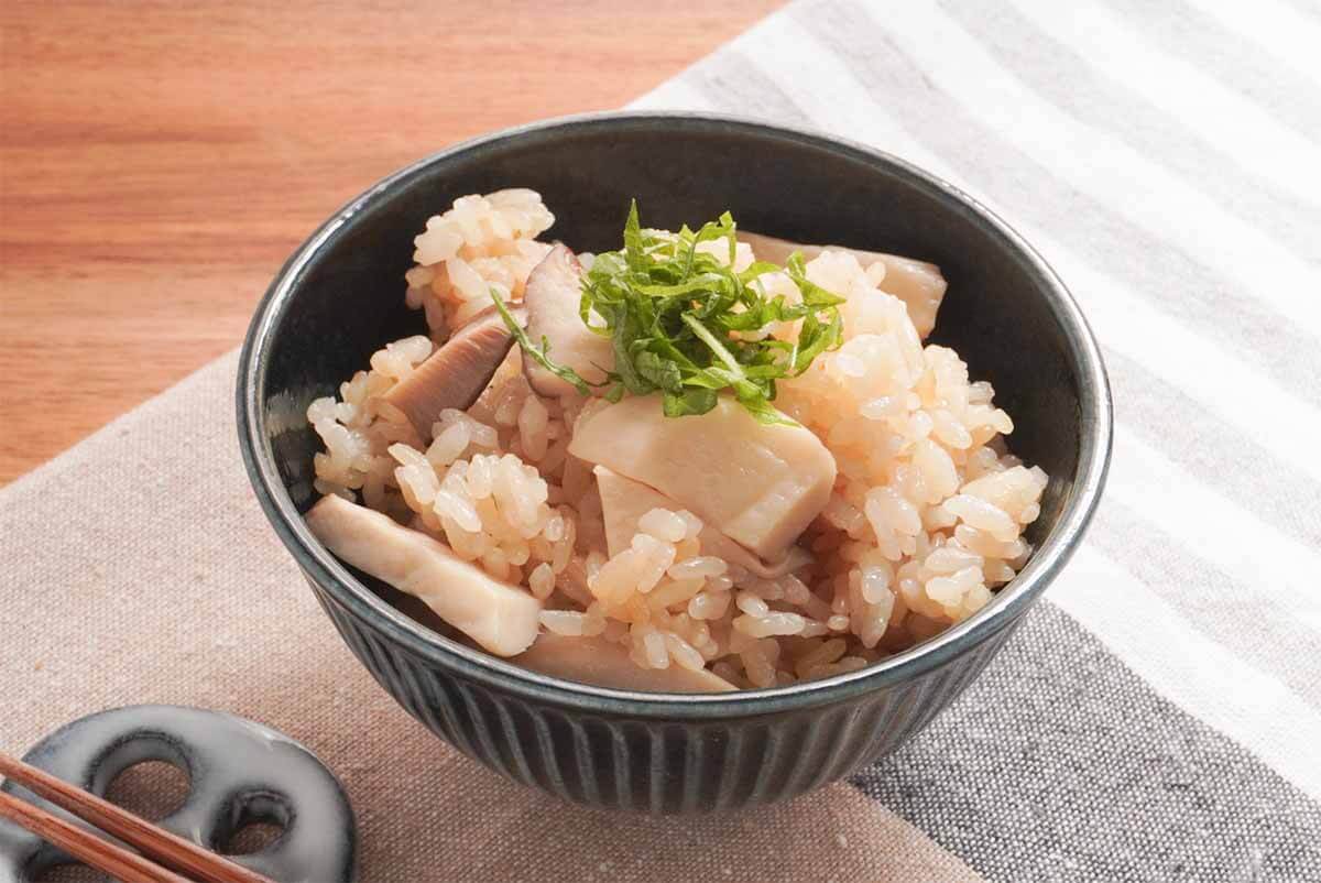 松茸の味お吸い物「簡単炊き込みご飯」