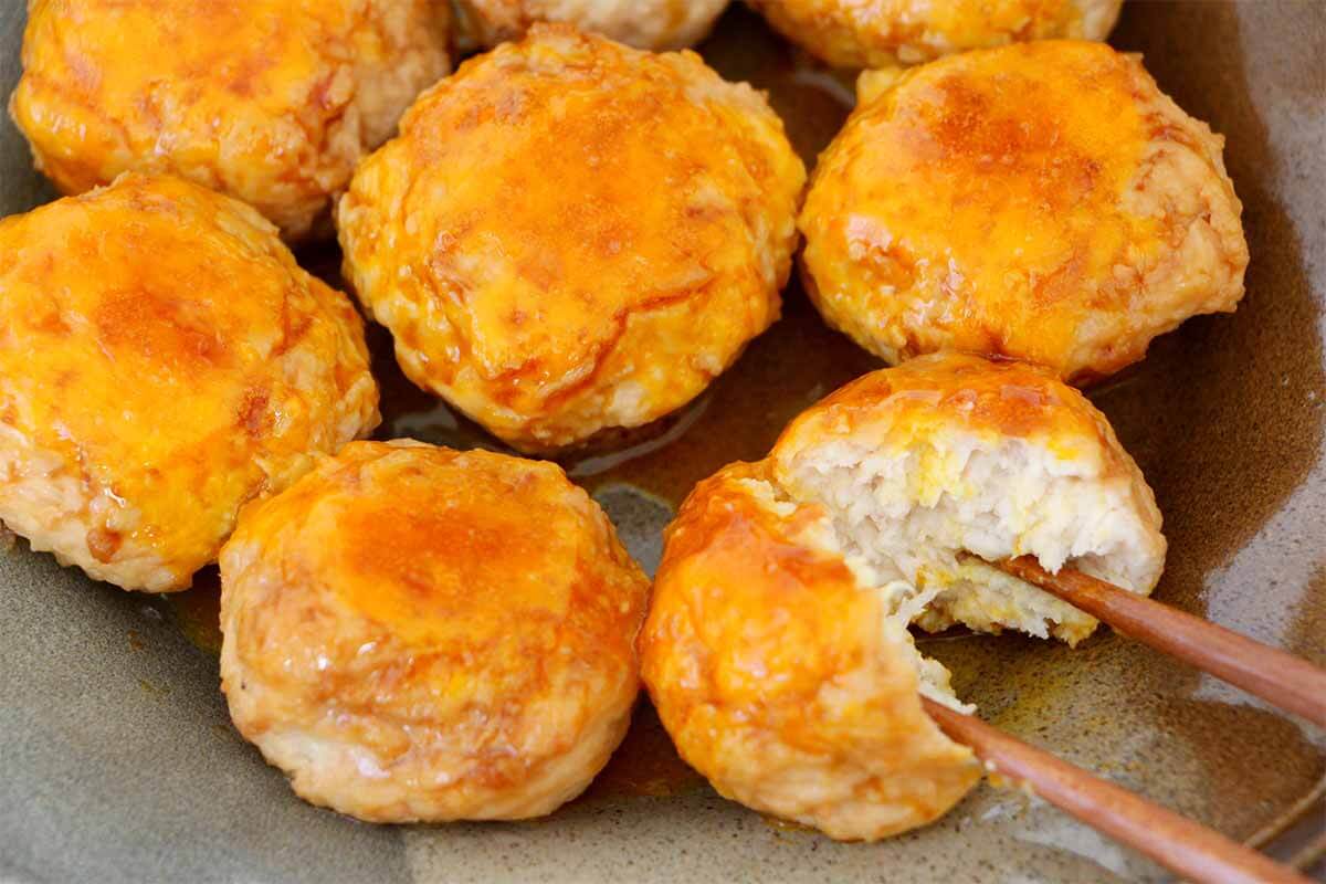 笠原将弘さん「ふんわりつくねの照り焼き」