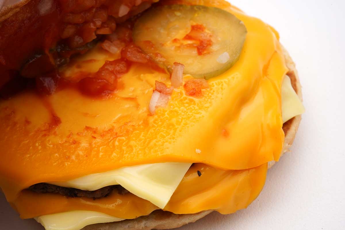 マクドナルドチーズチーズダブルチーズバーガー