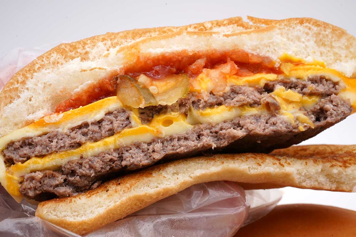 マクドナルドチーズチーズダブルチーズバーガー