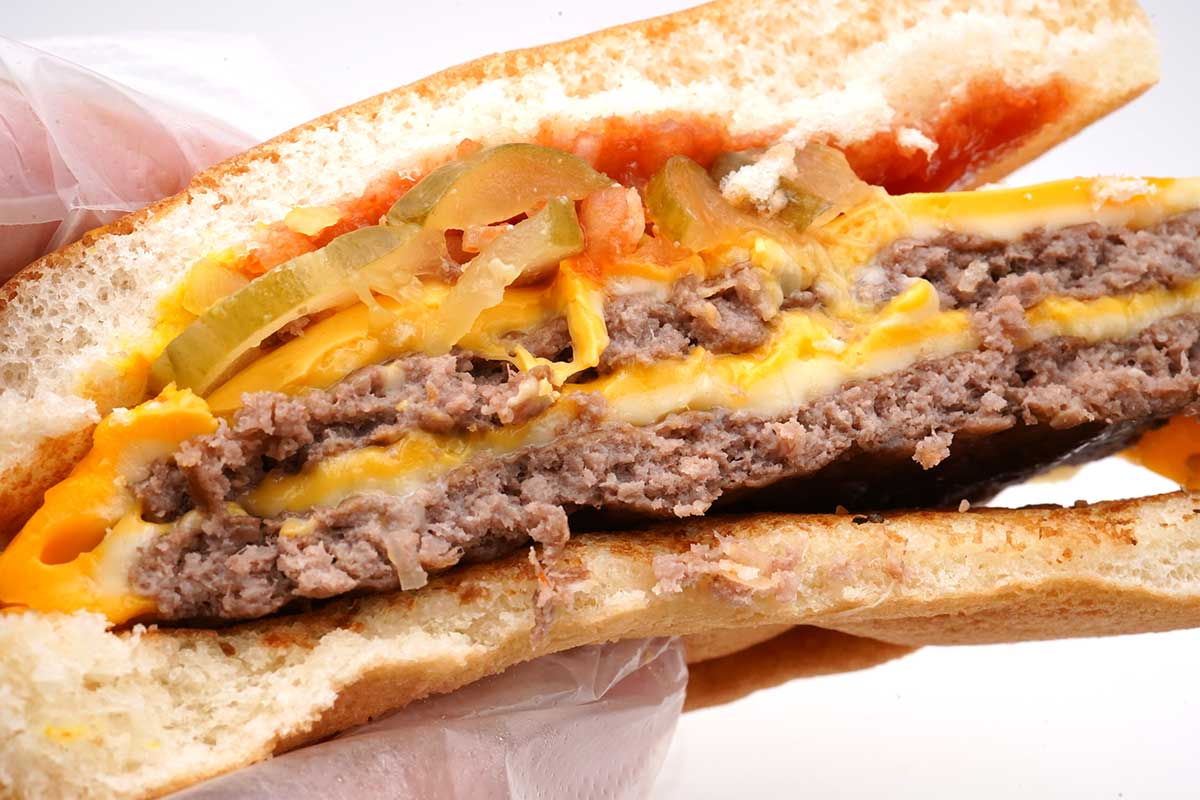 マクドナルドチーズチーズダブルチーズバーガー