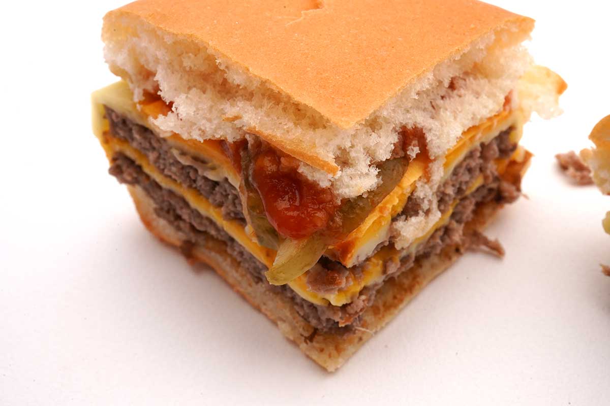 マクドナルドチーズチーズダブルチーズバーガー