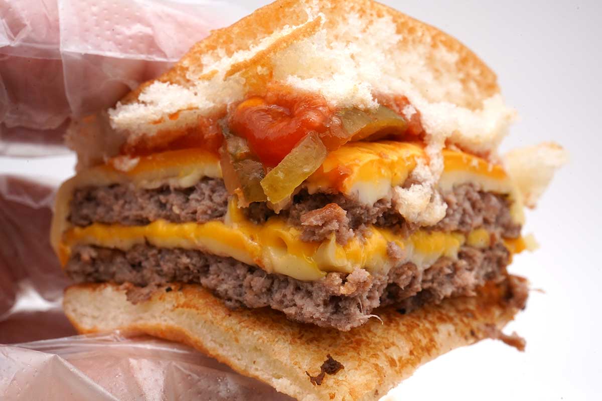 マクドナルドチーズチーズダブルチーズバーガー