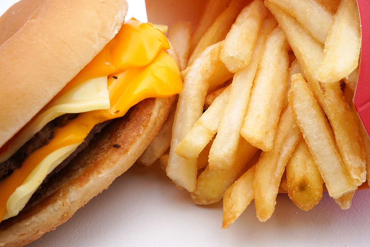 マクドナルドチーズチーズダブルチーズバーガー