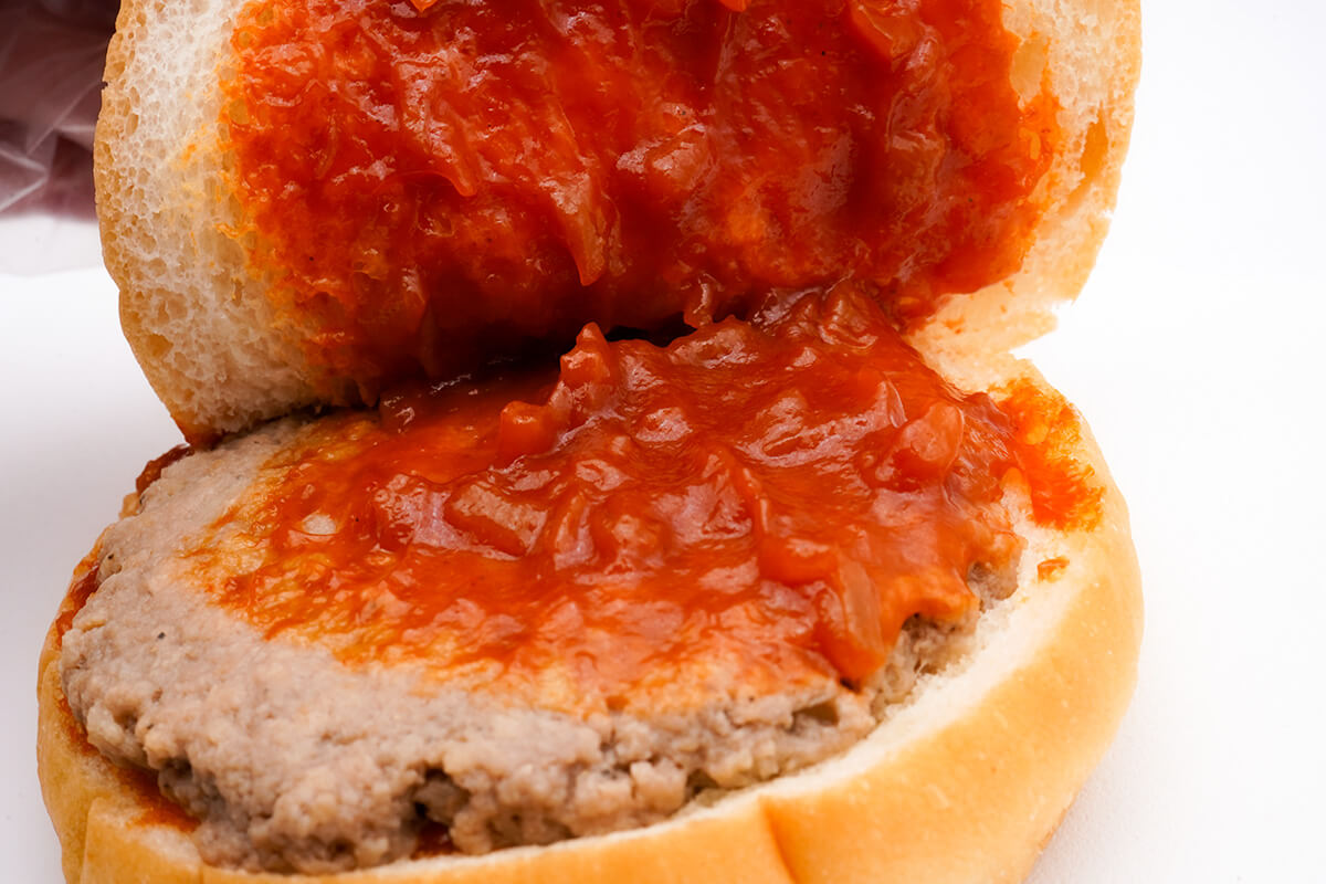 ファミマ松屋うまトマハンバーガー