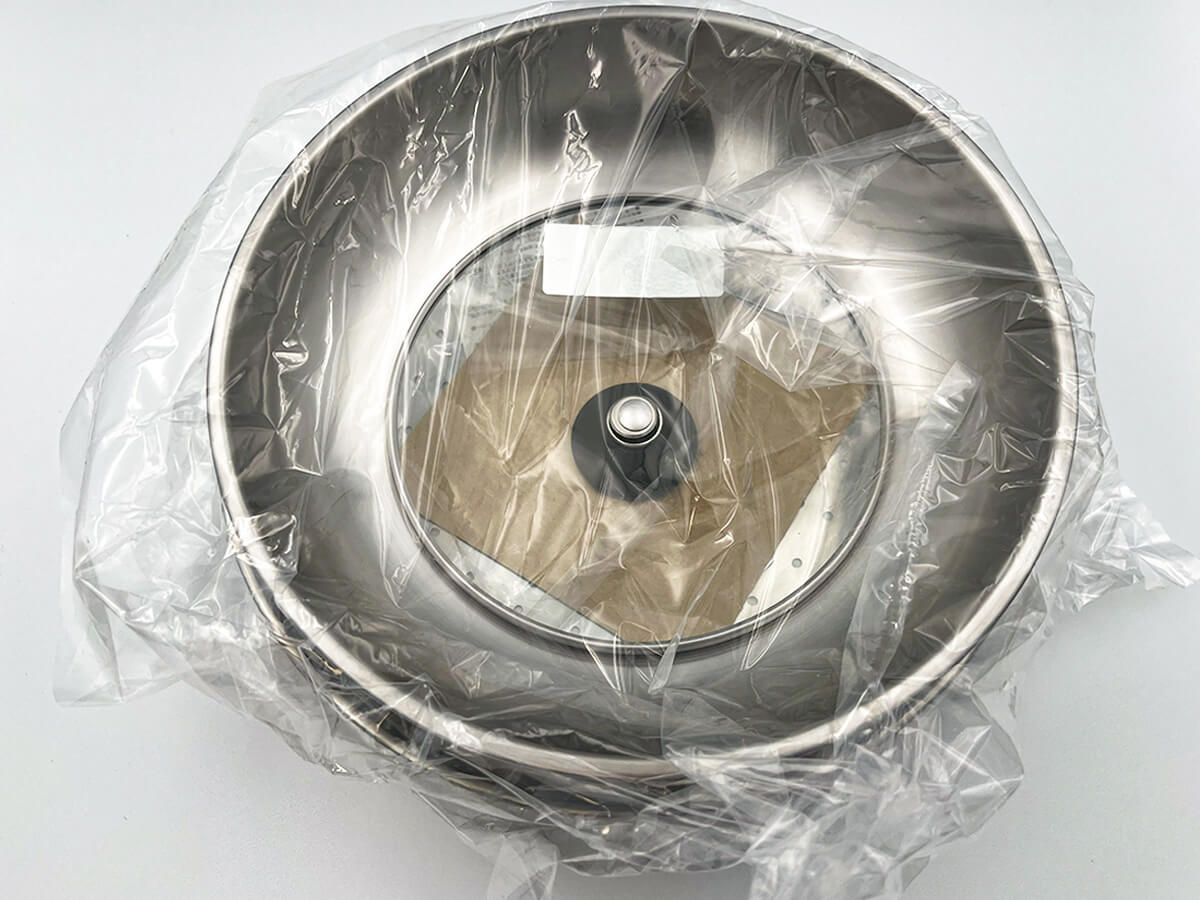 ケユカフライパン用フタ付きステンレス蒸し器