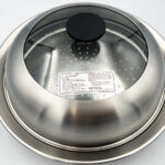 ケユカフライパン用フタ付きステンレス蒸し器