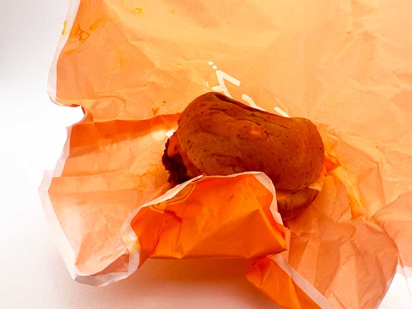 KFCチーズにおぼれるフィレバーガー