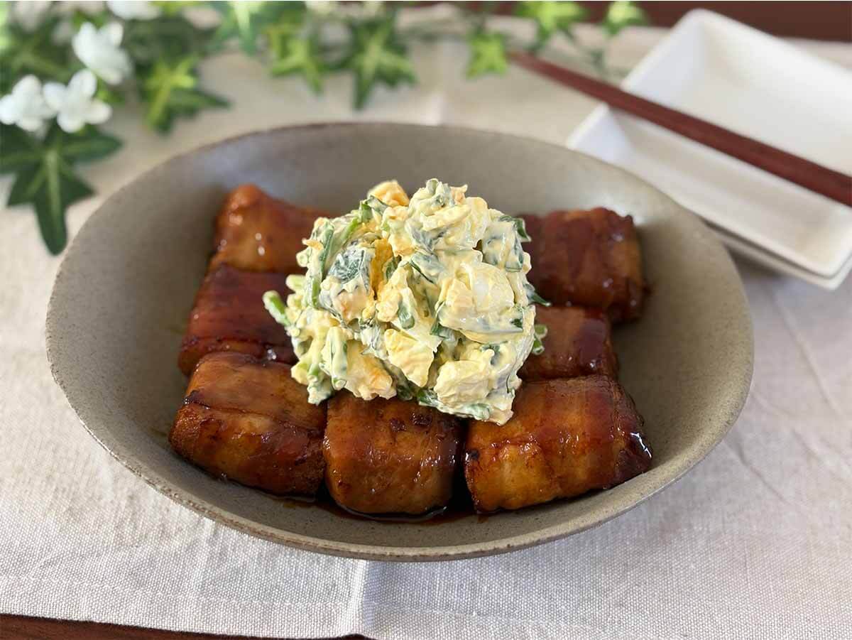 タサン志麻さん「厚揚げの照り焼き 薬味タルタル添え」