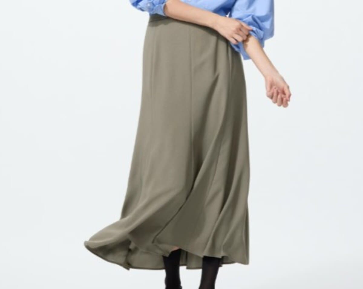 ユニクロ　マーメイドマキシスカート