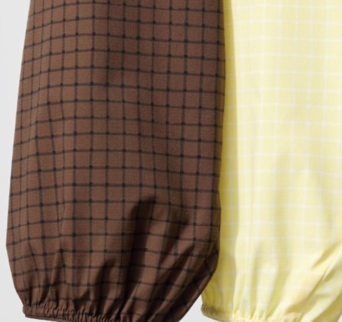 ユニクロ　ポケッタブルUVカットパーカ/NANODESIGN/チェック