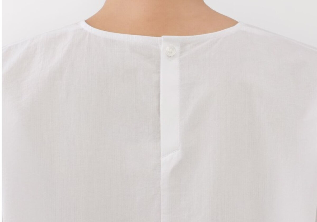 無印良品　婦人　涼感　半袖ブラウス