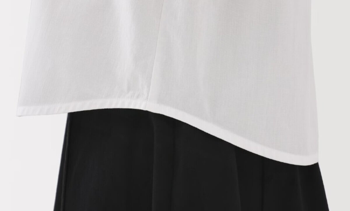 無印良品　婦人　涼感　半袖ブラウス