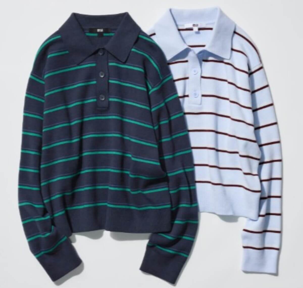 ユニクロ　スムースコットンポロセーター