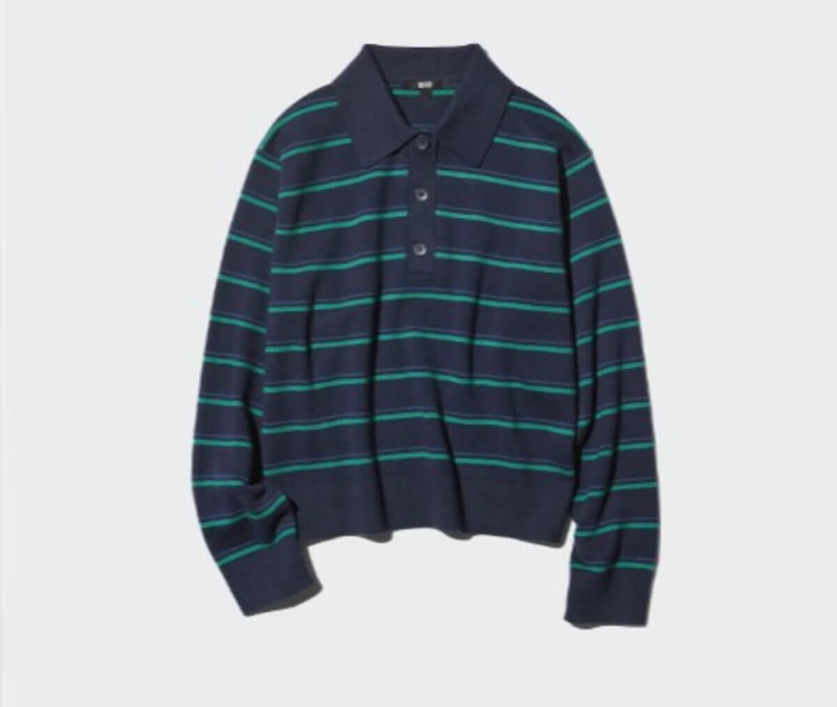 ユニクロ　スムースコットンポロセーター