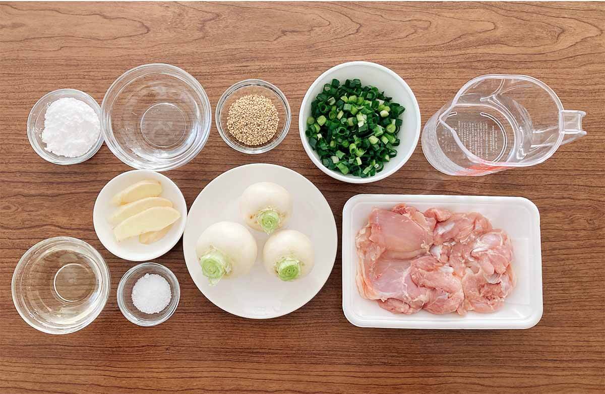 長谷川あかりさん「鶏肉とカブのねぎ塩あんかけ」