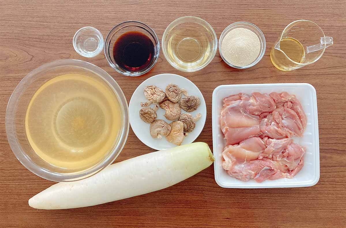 栗原はるみさん「大根と鶏肉の煮もの」