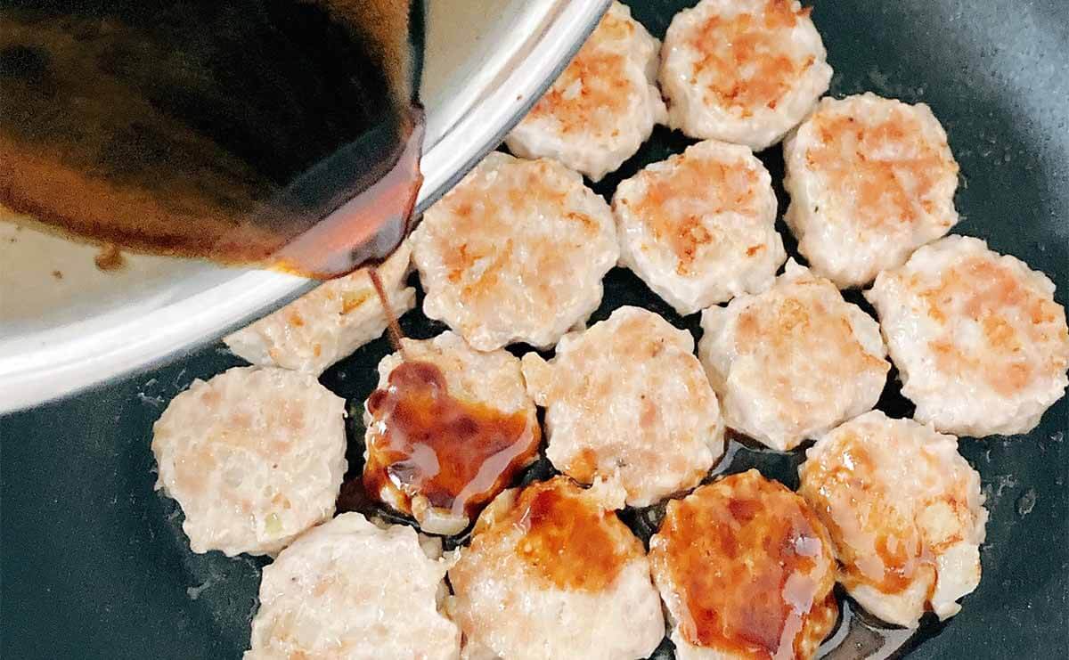 栗原はるみさん「とりつくねの照り焼き」