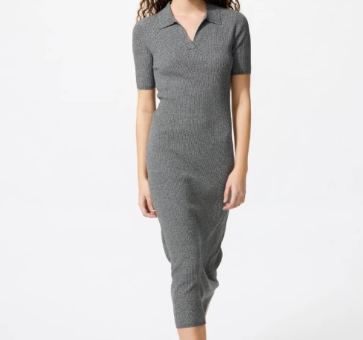 ユニクロ ウォッシャブルスキッパーポロワンピース